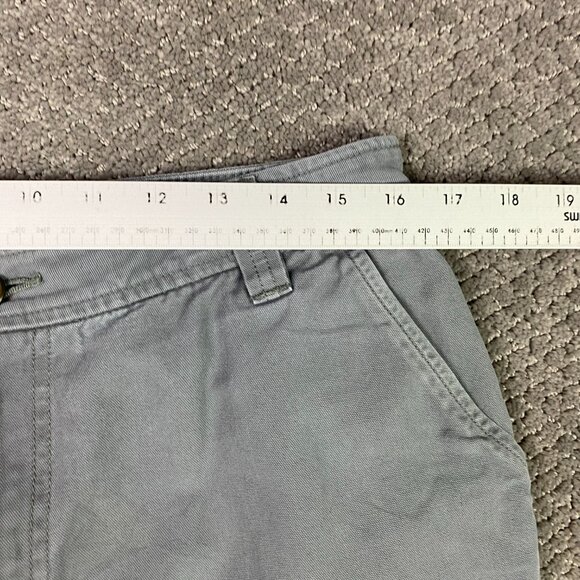 Mountain Hardwear Shorts Men's 32 Gray AOP Canvas Cotton Hiking Outdoor - Picture 8 of 12